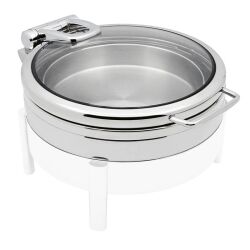 Biradlı GRV-5025 Lux Yuvarlak Chafing Dish, 5.5 L - 2