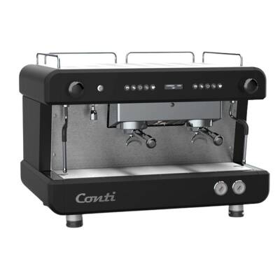 Conti Monaco CC202 Tam Otomatik Espresso Makinesi, 2 Gruplu, Siyah - 1