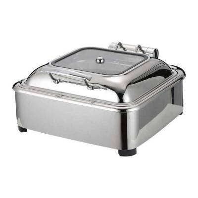 Epinox CDH-6G Hidrolik Kapaklı Chafing Dish, 6 L 2/3 - 3