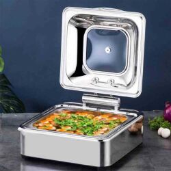 Epinox CDH-6G Hidrolik Kapaklı Chafing Dish, 6 L 2/3 - 2