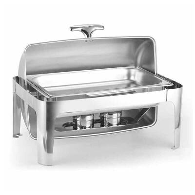 Epinox CDR-9 Roll Top Kapaklı Chafing Dish, 9 L - 1