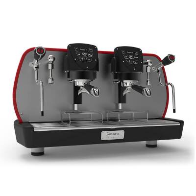 Fiamma Astrolab Multiboiler Tall Cup Espresso Kahve Makinesi, 2 Gruplu, Siyah - 1