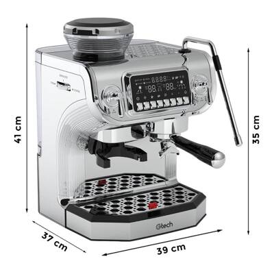 Gtech ST-530ED PID Ev Tipi Öğütücülü Barista Espresso Kahve Makinesi, 1 Gruplu - 4