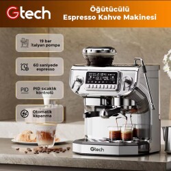 Gtech ST-530ED PID Ev Tipi Öğütücülü Barista Espresso Kahve Makinesi, 1 Gruplu - 5