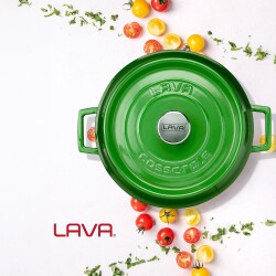 Lava Döküm Çok Amaçlı Yayvan Tencere. Trendy Serisi Çap(Ø)28cm. - LV Y ST 28 K2 - 3