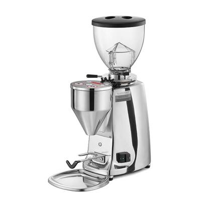 Mazzer Mini Electronic A On Demand Kahve Değirmeni, Parlak Alüminyum - 1