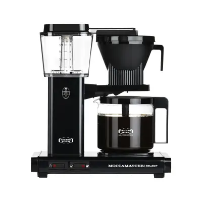 Moccamaster KBG Select Filtre Kahve Makinesi Cam Potlu Siyah - 1