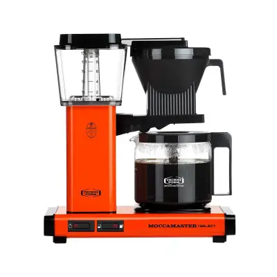 Moccamaster KBG Select Filtre Kahve Makinesi Cam Potlu Turuncu - 1