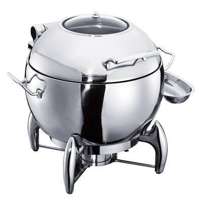 Öztiryakiler Yuvarlak Standlı Chafing Dish Çorbalık, 11 Lt - 1