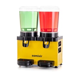 Samixir MM20 Panaromik Twin Soğuk İçecek Dispenseri, 10 L+10 L, Sarı - 1