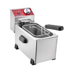 SilverInox 2140 Fritöz, 3 L, Elektrikli - 1