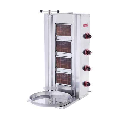 SilverInox 2166 Döner Ocağı, 4 Radyanlı, Doğalgazlı - 1