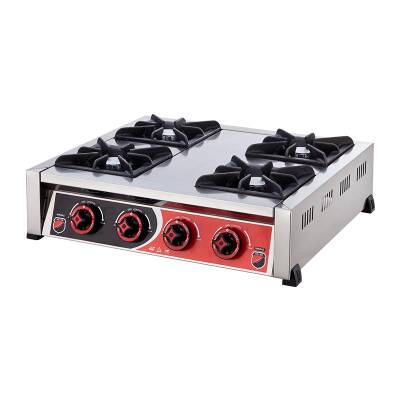 SilverInox 2903 4 Gözlü Set Üstü Mini Ocak, LPG'li - 1