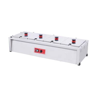 SilverInox BM04 Camsız Benmari, 4'lü, Elektrikli - 1