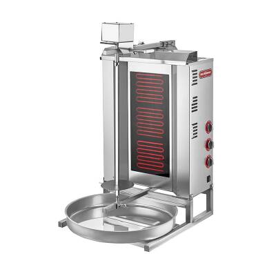 SilverInox ED-03 Üstten Motorlu Döner Ocağı, 3 Radyanlı, Elektrikli - 1