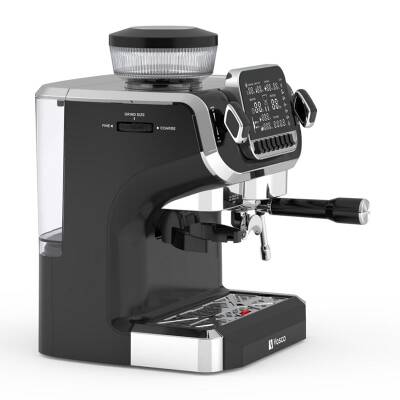 Vosco VST-520ECS Öğütücülü Barista Espresso Kahve Makinesi, 1 Gruplu, Siyah - 3