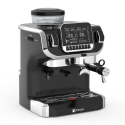 Vosco VST-520ECS Öğütücülü Barista Espresso Kahve Makinesi, 1 Gruplu, Siyah - 1